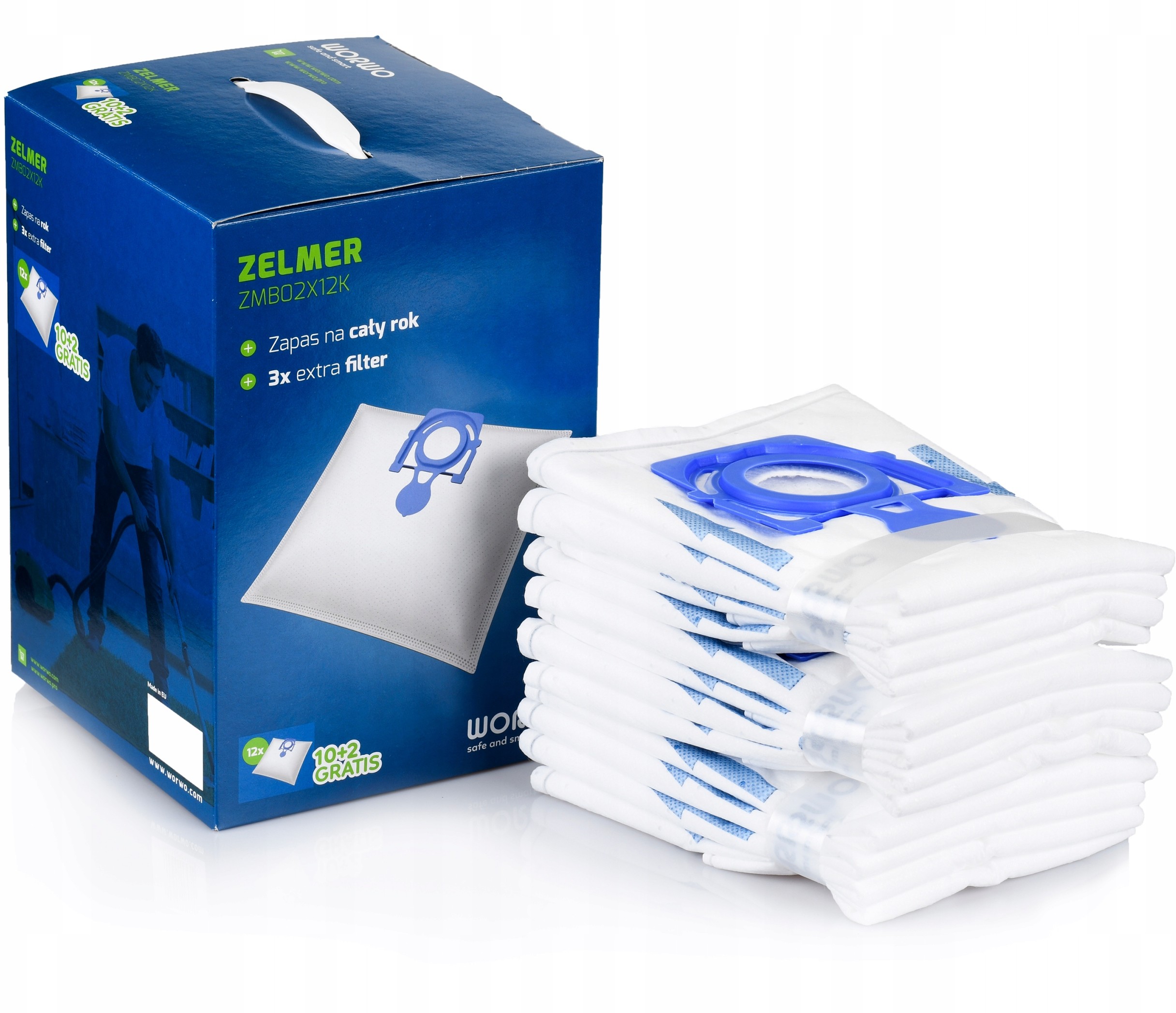 Zelmer 24x Worki Do Odkurzacza Meteor 2 400.5