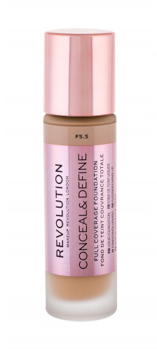 Makeup Revolution London London Conceal & Define podkład 23 ml dla kobiet F5,5