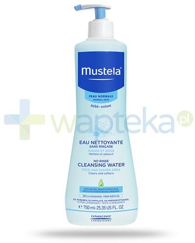 Mustela LABORATOIRES EXPANSCIENCE POLSKA SP. Z O.O. Bebe Enfant delikatna woda oczyszczająca bez spłukiwania 750 ml 7068431