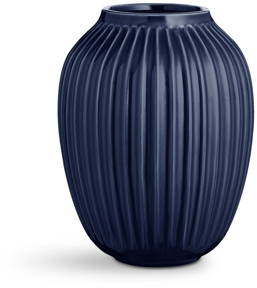 Kähler Kähler HAMMERSHJ Wazon do Kwiatów 25 cm Granatowy Indigo 693196