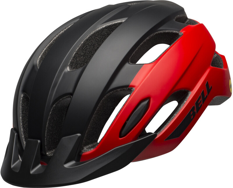 Bell Trace MIPS Kask, czarny/czerwony 50-57cm 2022 Kaski miejskie i trekkingowe 210251-008