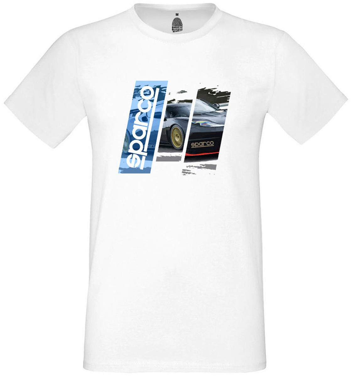 Sparco Koszulka t-shirt męska Track biała 01215BI1S