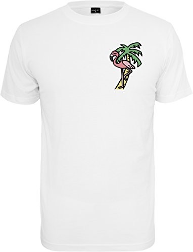 Mister Tee Herren Flamingo Tee T-Shirt, biały, xxl MT550