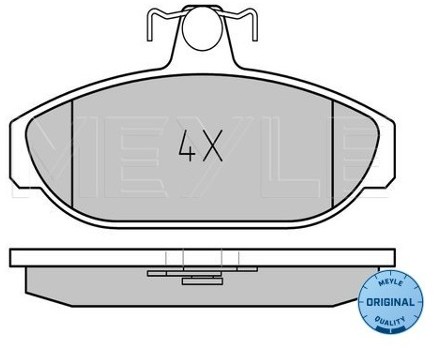 Wulf Gaertner Autoparts Zestaw klocków hamulcowych, hamulce tarczowe Wulf Gaertner Autoparts 025 212 6617