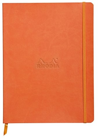 Rhodia zeszyt z przepisami na notatnik z miękką okładką, Tangerine 117514C