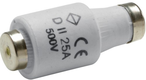 Hager Wkładka bezpiecznikowa Bi-Wts 25A 500VAC D02