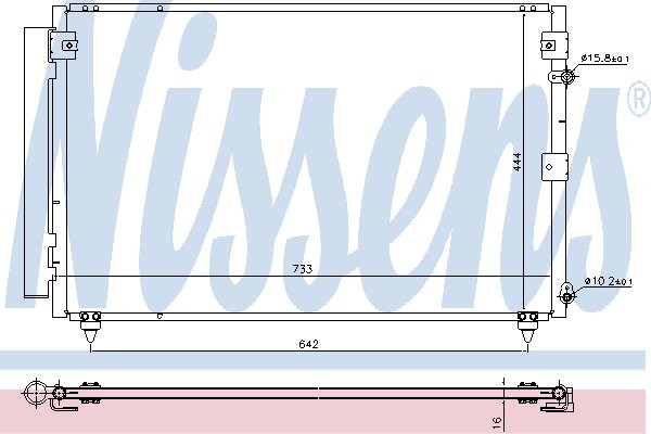NISSENS Skraplacz, klimatyzacja NISSENS 940433
