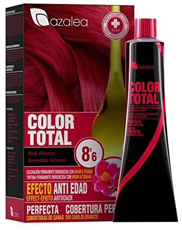 Azalea Color Total ,Tinte Capilar Permanente, Rojo Intenso - 224 gr #7655 8420282037655