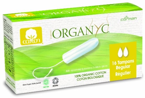 Organyc organyc tampony Regular wykonana ze 100% ekologicznej bawełny, 4er Pack (4 X 16 sztuk) ORGDT01AMA
