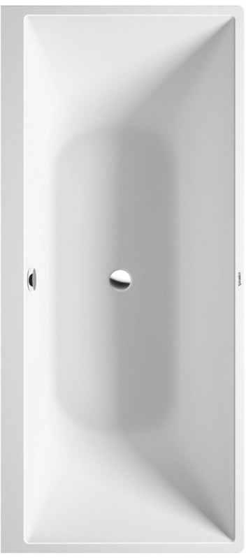 Duravit DuraSquare Wanna prostokątna przyścienna 180x80 z bezszwową obudową biała 70042900000000