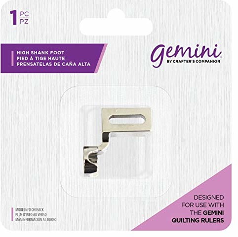 Crafters Companion Crafter's Companion Gemini-High Shank Stopa, srebrna, jeden rozmiar GEM-HS-FOOT