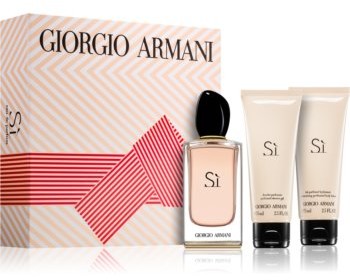 Armani S zestaw upominkowy l woda perfumowana 100 ml + mleczko do ciała 75 ml + żel pod prysznic 75 ml