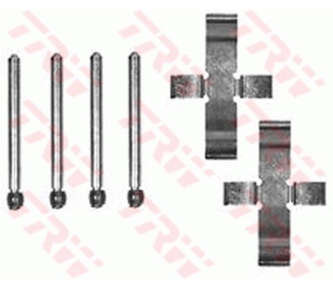 TRW Zestaw akcesoriów, klocki hamulcowe PFK64