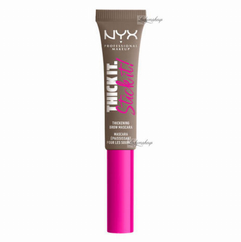 NYX Professional Makeup Professional Makeup - Thick It. Stick It! Thickening Brow Mascara - Tusz do brwi - 7 ml - 01 - TAUPE