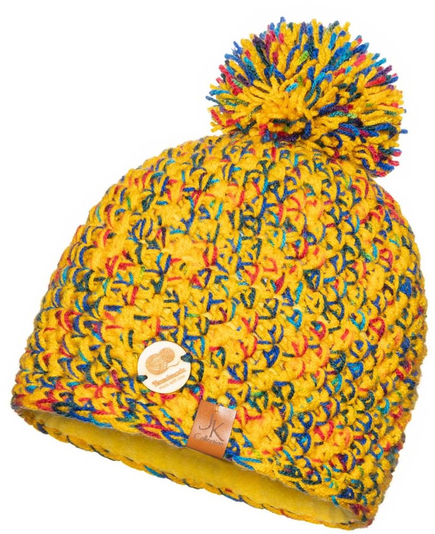 Naturalna czapka zimowa Handmade