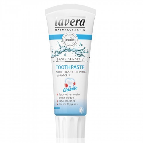 Lavera Pasta do Zębów BEZ FLUORU z Bio-Echinaceą i Propolisem 75ml Basis LAV61446