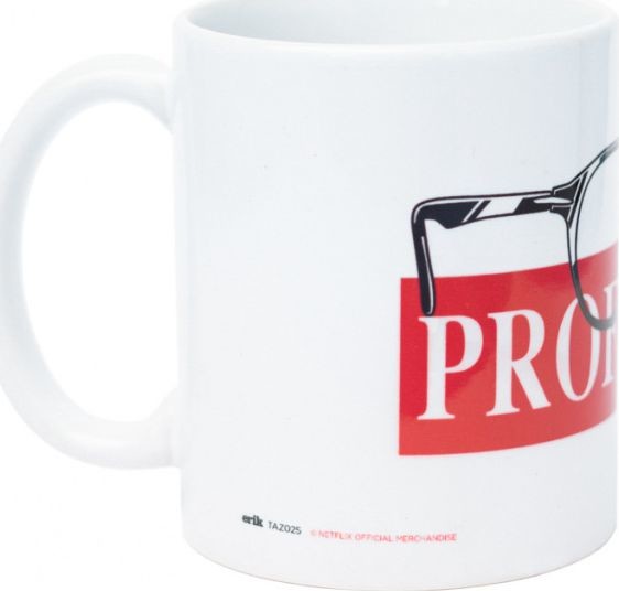NoName kubek La Casa De Papel 300 ml ceramiczny biały/czerwony/czarny twm_948213