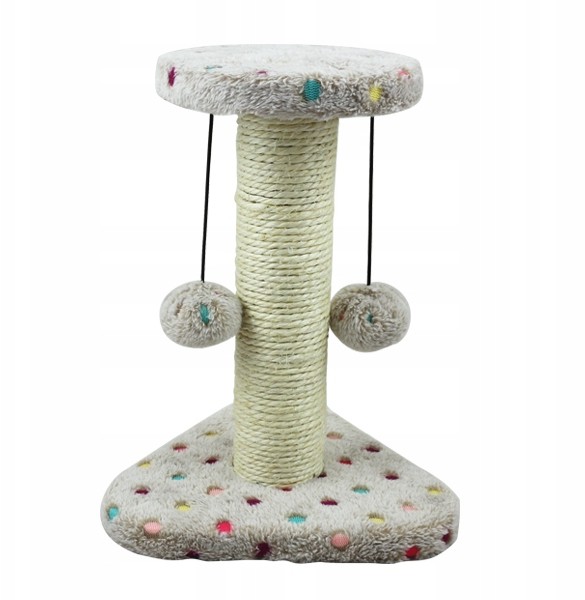 Zgarniacz dla kotów, kolumna z kulkami,Nobleza