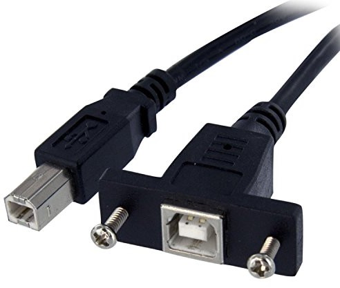 StarTech Adapter USB 3FT PANEL MOUNT USB CABLE B-B - USBPNLBFBM3