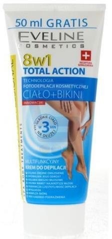 Eveline Botanic Therapy Total Action 8w1 multifunkcyjny krem do depilacji 200ml 46843-uniw
