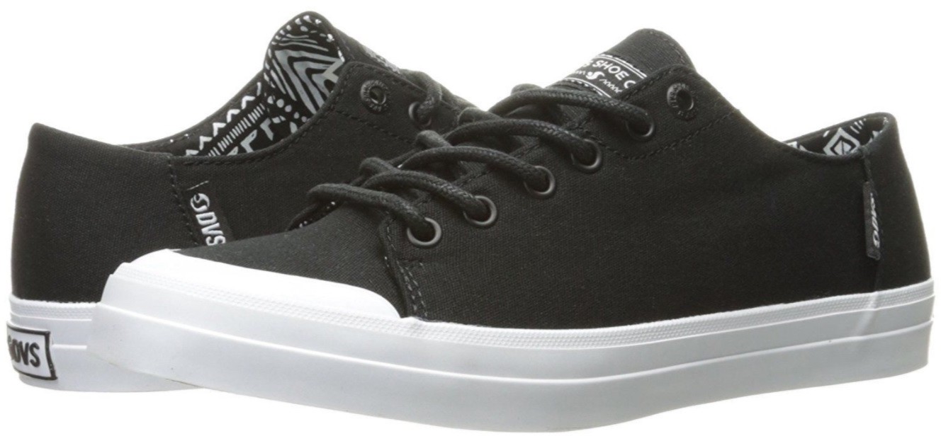 DVS obuwie damskie DVS EDMON WOS BLACK CANVAS