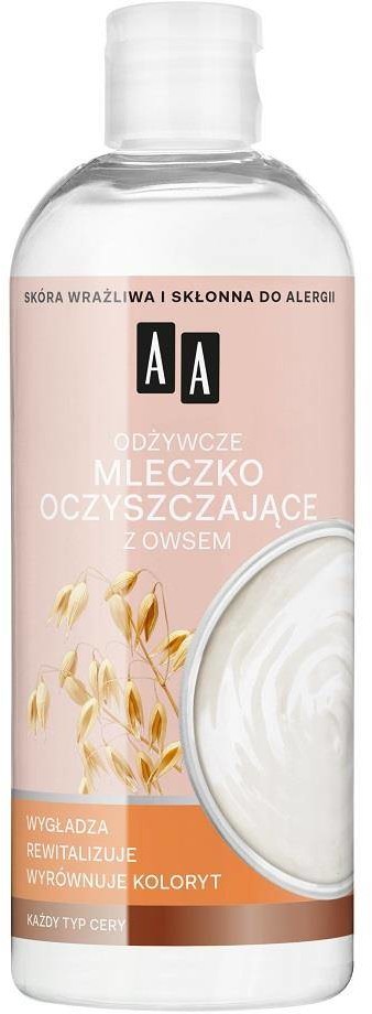 AA Skin Food odżywcze mleczko oczyszczające z owsem do każdego typu cery 400ml