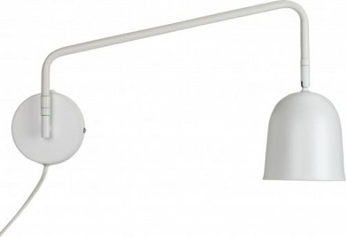 NoName Kinkiet lampa ścienna Manchester 23 cm E14 stal 40W biała twm_896159