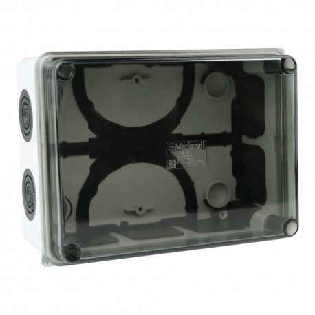 Marlanvil SpA Puszka natynkowa z dławikami 150x110x70 10membran IP66 008.PG.K M-L 0776 008.PG.K