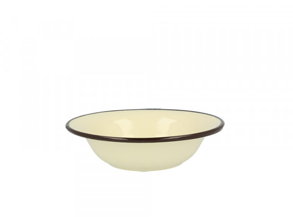 MISKA EMALIOWANA 0,55L ŚR.18CM WYS.4,9CM KREM