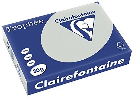 Unbekannt Clairefontaine Trophée  ryzę na papier, 80 G/M, 500 arkuszy, szary 1993
