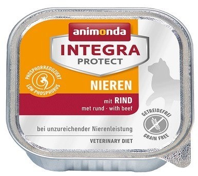 Animonda Integra Protect Nieren dla kota - z wołowiną tacka 100g 14423