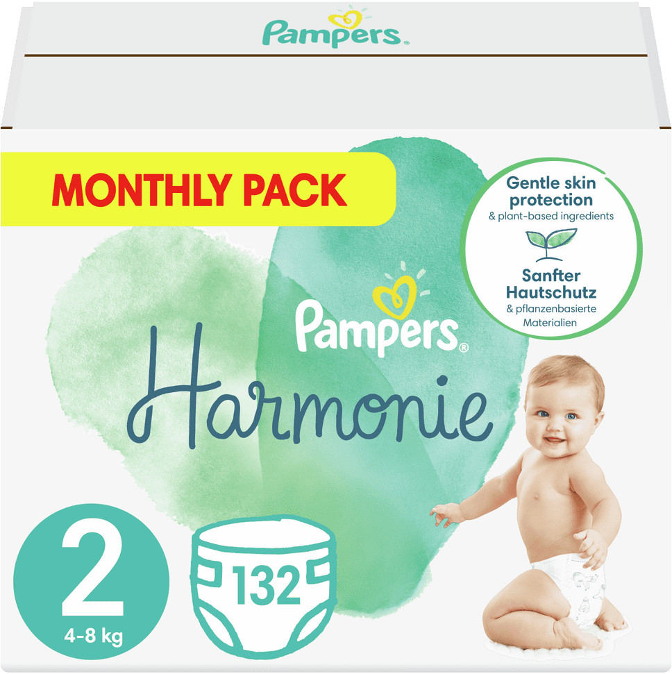 Pampers pieluchy Harmonie rozmiar 2 132 pieluchy 4kg 8kg