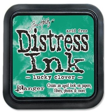 Ranger oddechowej tim43249 Tim Holtz distress ink Pad, tworzywo sztuczne, Lucky Clover, 7.5 x 7.5 x 60 cm TIM43249