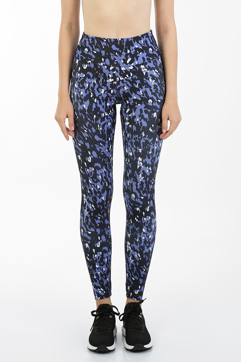 John Frank Damskie wzorzyste legginsy Absty