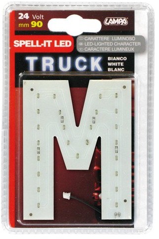 Unbekannt Lampa, Spell-IT LED, 90 MM, 24 V, m, biały 98735