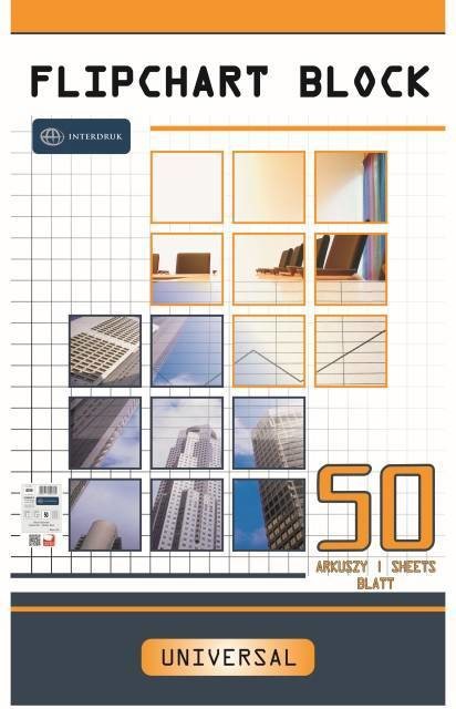 Blok do flipchartu 64x100cm kratka 50) X06230 NB-7814