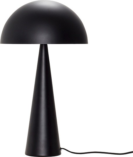 Hubsch Lampa stołowa 52 cm czarna metalowa 990715