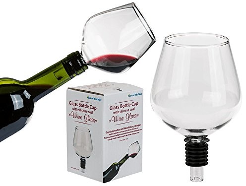 OOTB Butelka wina ze szkła z silikonowym uszczelnieniem/Wine Bottle Glass kompatybilnych z guzzle Buddy 79/4979