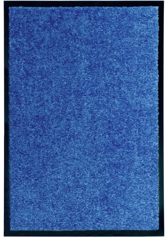 vidaXL Wycieraczka z możliwością prania, niebieska, 40 x 60 cm