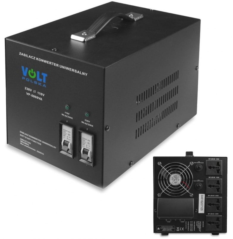 EMC Konwerter 230v 110v 5000w zasilacz