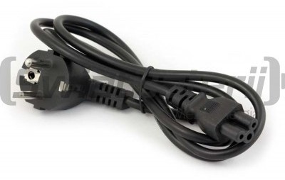 Green Cell Kabel zasilający sieciowy 3 PIN koniczynka 1.2m KAB01