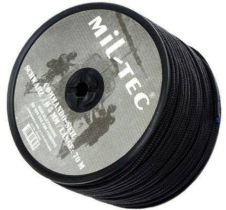 Mil-Tec Linka Commando 70 m x 5 mm - black (15942002-005) 15942002-005