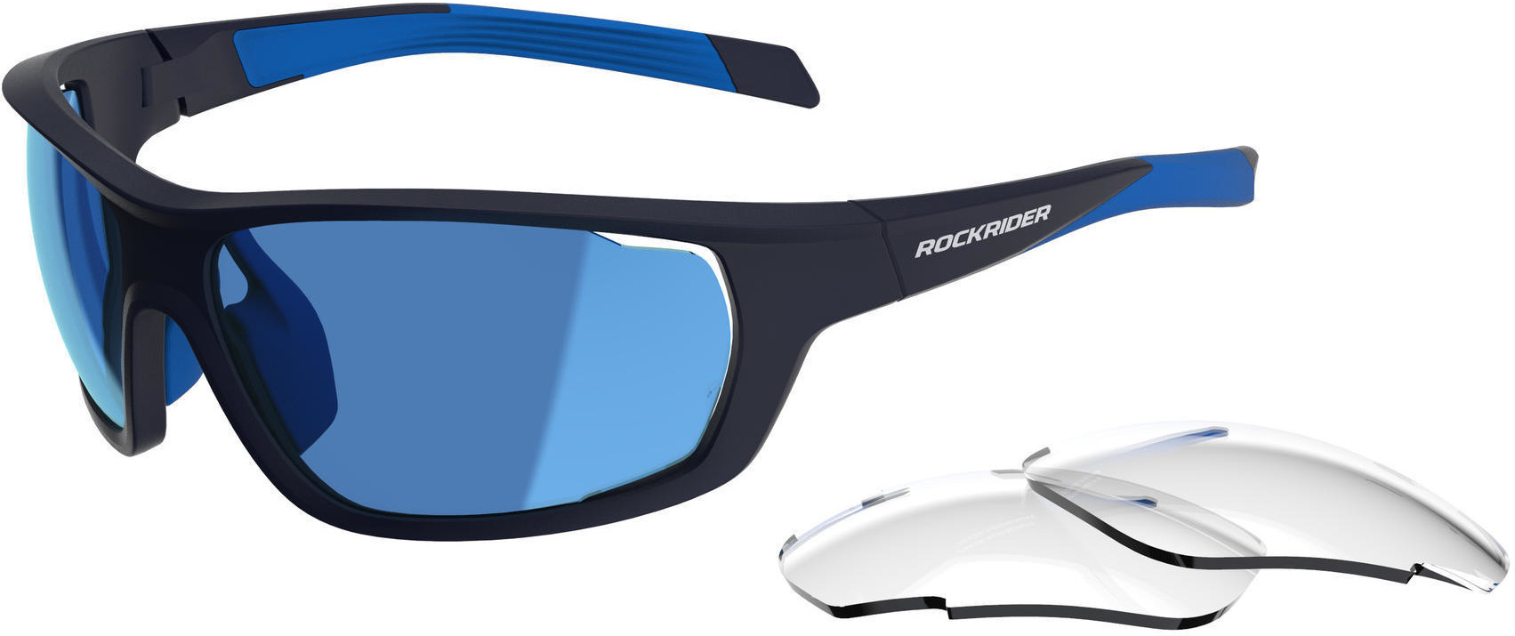ROCKRIDER Okulary na rower MTB XC PACK kat. 0+3 unisex
