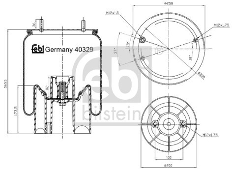 FEBI Mieszek, klimatyzacja FEBI 40329