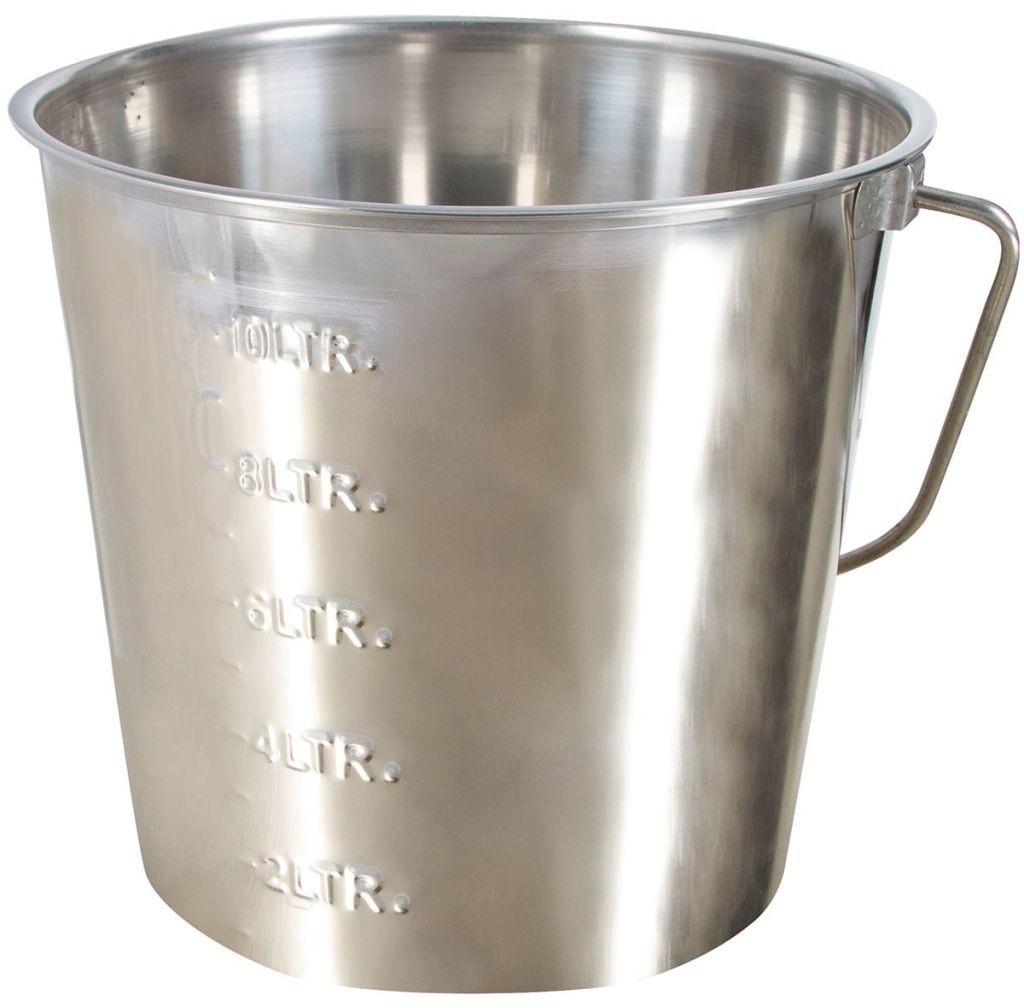 Kerbl Wiadro, 12,3 L, stal nierdzewna, 29377 Kerbl