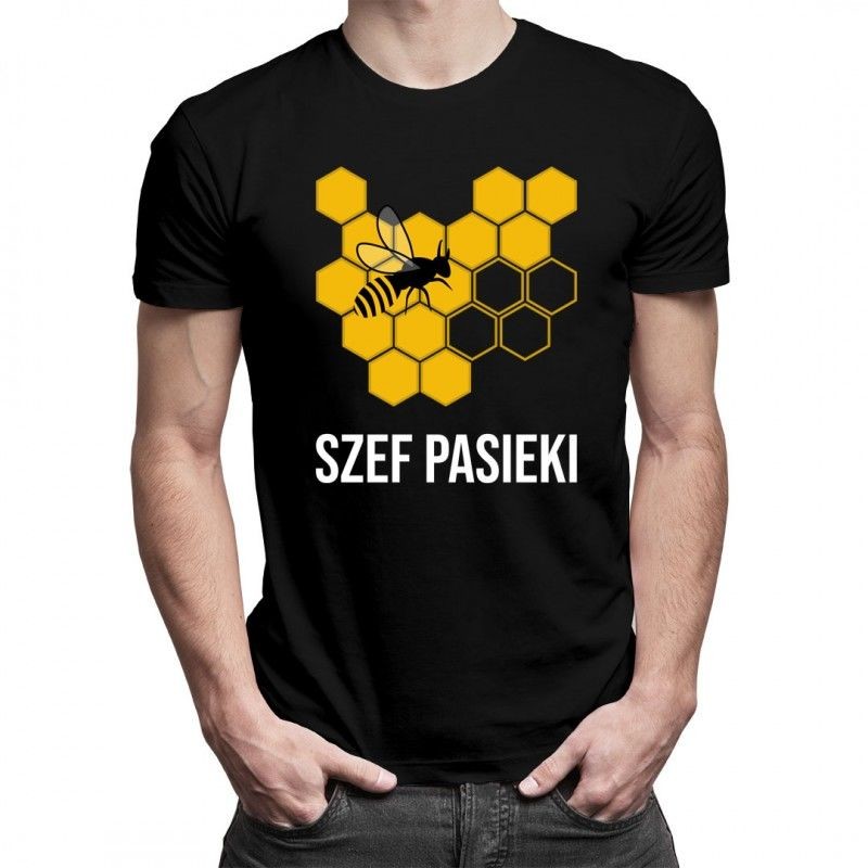 Szef pasieki - męska koszulka z nadrukiem