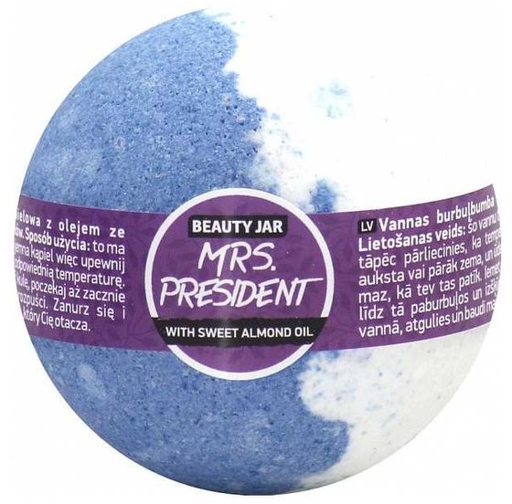 Beauty Jar Beauty Jar MRS PRESIDENT Kula do kąpieli 150g
