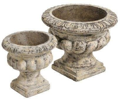 Belldeco GIARDINO Donica Puchar, beżowy, 23x23x20 cm
