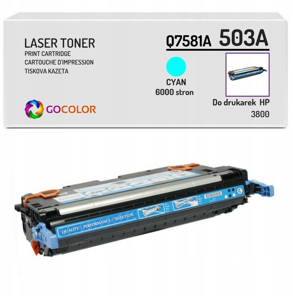 Toner do Hp 503A C Color LaserJet 3800DN