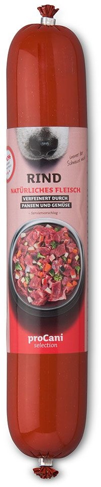 proCani Kochwurst Menu, wołowina - 10 x 800 g